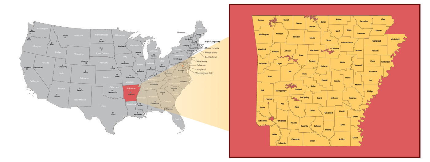 County Website Arkansas State Website